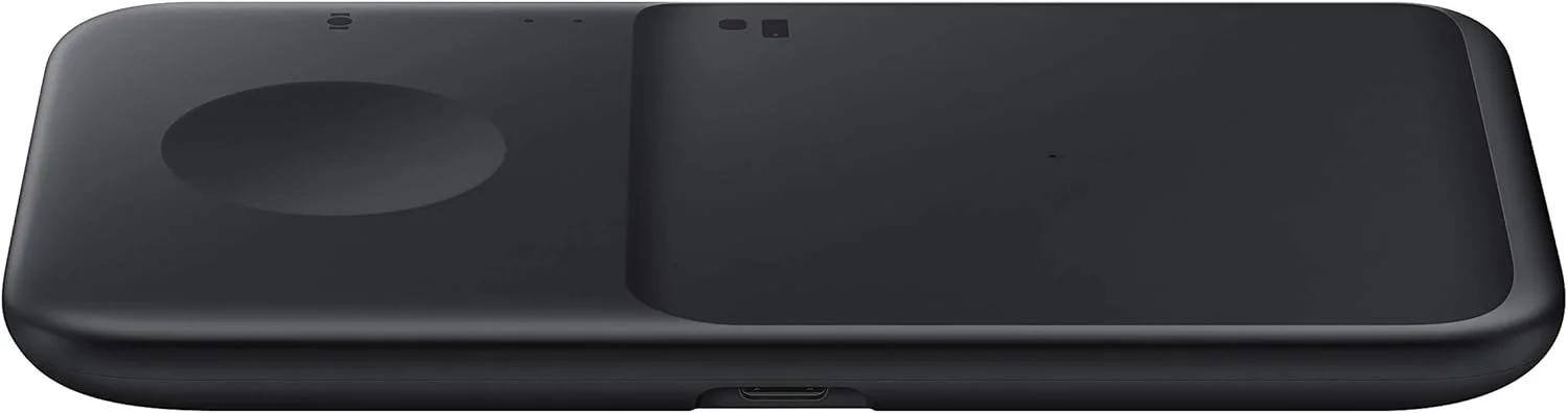 شارژر بی سیم دوگانه سامسونگ مشکی مدل EP-P4300TBEGGB شارژر بی سیم دوگانه سامسونگ مشکی مدل EP-P4300TBEGGB