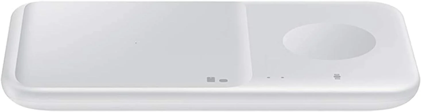 شارژر بی سیم دوگانه سامسونگ مدل EP-P4300T به همراه آداپتور شارژ - سفید شارژر بی سیم دوگانه سامسونگ مدل EP-P4300T به همراه آداپتور شارژ - سفید