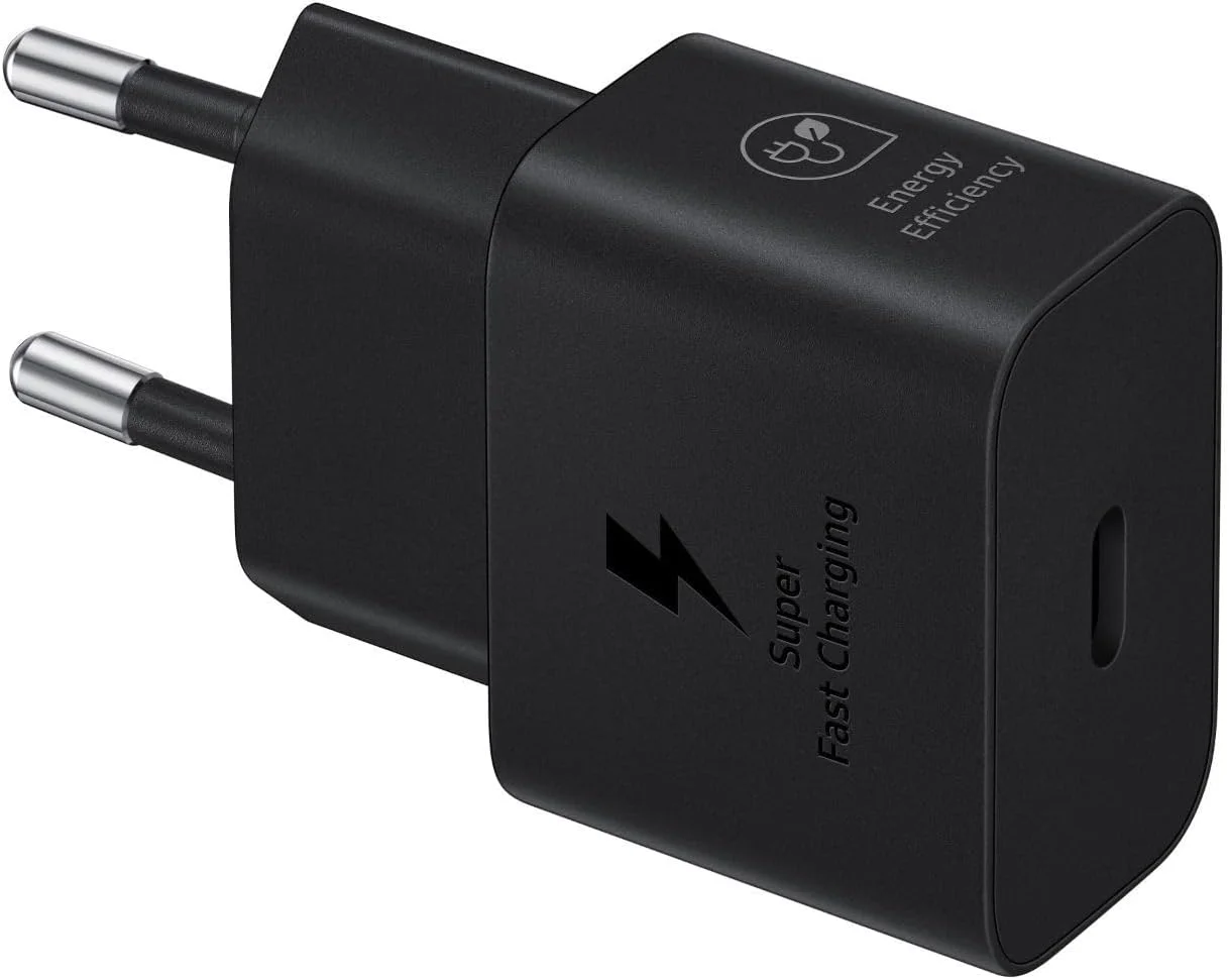 آداپتور شارژ سریع 25 واتی سامسونگ Type-C، مشکی، EP-T2510NBEGWW