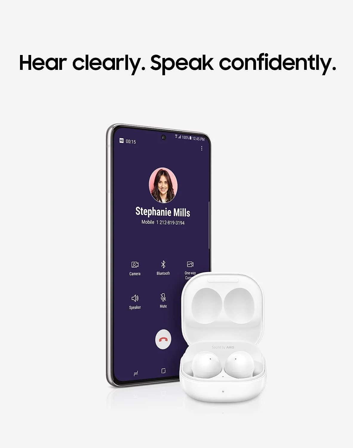 هدفون بی سیم سامسونگ Galaxy Buds 2، بلوتوثی، حذف نویز، دارای محفظه شارژ، صدای با کیفیت، مقاوم در برابر آب - (بازسازی شده) (سفید) هدفون بی سیم سامسونگ Galaxy Buds 2، بلوتوثی، حذف نویز، دارای محفظه شارژ، صدای با کیفیت، مقاوم در برابر آب - (بازسازی شده) (سفید)