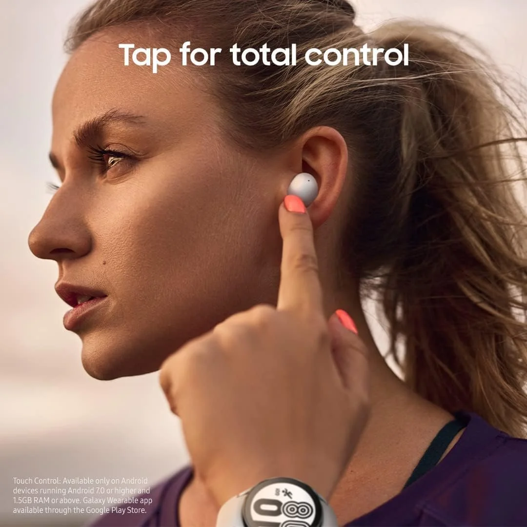 هدفون بی سیم سامسونگ Galaxy Buds 2، بلوتوثی، حذف نویز، دارای محفظه شارژ، صدای با کیفیت، مقاوم در برابر آب - (بازسازی شده) (سفید) هدفون بی سیم سامسونگ Galaxy Buds 2، بلوتوثی، حذف نویز، دارای محفظه شارژ، صدای با کیفیت، مقاوم در برابر آب - (بازسازی شده) (سفید)