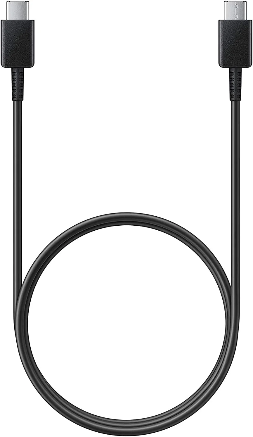 کابل USB-C سامسونگ (USB-C به USB-C) - مشکی - نسخه ایالات متحده با گارانتی، لپ تاپ