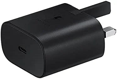 آداپتور مسافرتی سامسونگ انگلستان (45 وات با کابل USB نوع C) مشکی - EP-TA845XBEGCN