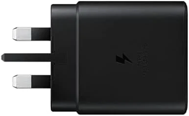 آداپتور مسافرتی سامسونگ انگلستان (45 وات با کابل USB نوع C) مشکی - EP-TA845XBEGCN