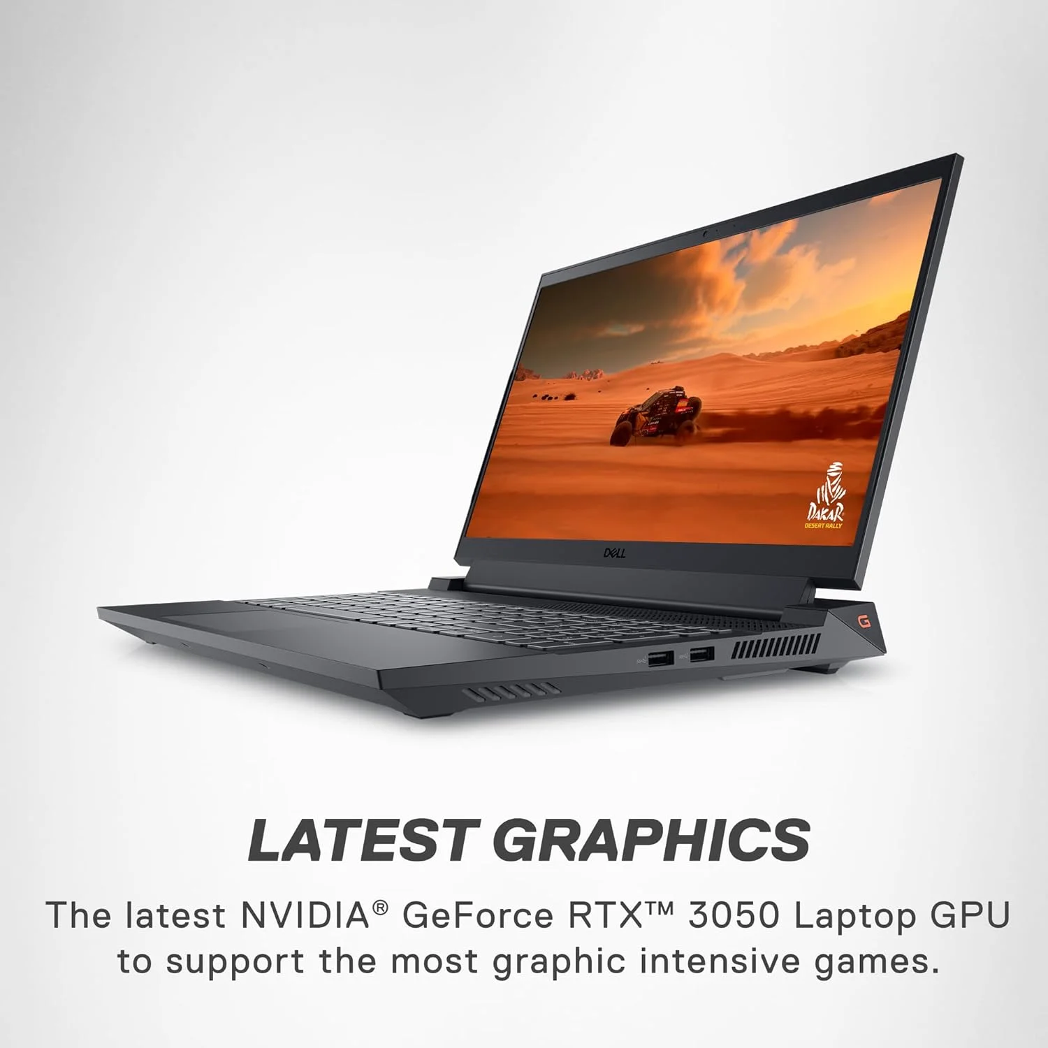 لپ تاپ گیمینگ Dell G15 5530، صفحه نمایش 15.6 اینچی FHD 120 هرتز (1920x1080)، پردازنده Intel Core i5-13450HX، کارت گرافیک NVIDIA GeForce RTX 3050، رم 8 گیگابایتی DDR5، حافظه SSD 256 گیگابایتی، ویندوز 11 هوم، خاکستری تیره لپ تاپ گیمینگ Dell G15 5530، صفحه نمایش 15.6 اینچی FHD 120 هرتز (1920x1080)، پردازنده Intel Core i5-13450HX، کارت گرافیک NVIDIA GeForce RTX 3050، رم 8 گیگابایتی DDR5، حافظه SSD 256 گیگابایتی، ویندوز 11 هوم، خاکستری تیره