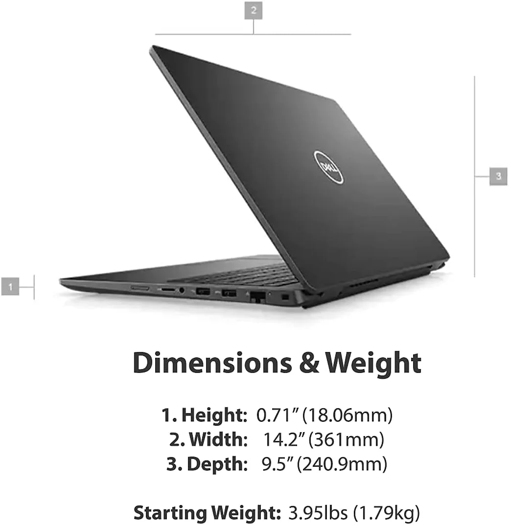 جدیدترین لپ تاپ تجاری دل Latitude 3550، صفحه نمایش 15.6 اینچی FHD، پردازنده Intel i7-نسل سیزدهم، 64 گیگابایت رم، 2 ترابایت SSD، وب کم، USB-C، HDMI، Wi-Fi 6، ویندوز 11 پرو، مشکی جدیدترین لپ تاپ تجاری دل Latitude 3550، صفحه نمایش 15.6 اینچی FHD، پردازنده Intel i7-نسل سیزدهم، 64 گیگابایت رم، 2 ترابایت SSD، وب کم، USB-C، HDMI، Wi-Fi 6، ویندوز 11 پرو، مشکی