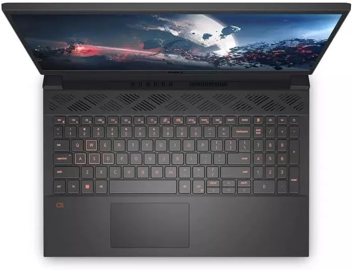 لپ تاپ گیمینگ 15.6 اینچی Dell G15 5000 5520 با صفحه نمایش FHD WVA Anti-Glare 120Hz، پردازنده نسل دوازدهم Intel 12 هسته ای i5-12500H (بهتر از i7-11850H)، رم 16 گیگابایتی، حافظه SSD 512 گیگابایتی، کارت گرافیک GeForce RTX 3050 4GB، نور پس زمینه، USB-C، HDMI، دوربین RGB و ویندوز 11 لپ تاپ گیمینگ 15.6 اینچی Dell G15 5000 5520 با صفحه نمایش FHD WVA Anti-Glare 120Hz، پردازنده نسل دوازدهم Intel 12 هسته ای i5-12500H (بهتر از i7-11850H)، رم 16 گیگابایتی، حافظه SSD 512 گیگابایتی، کارت گرافیک GeForce RTX 3050 4GB، نور پس زمینه، USB-C، HDMI، دوربین RGB و ویندوز 11