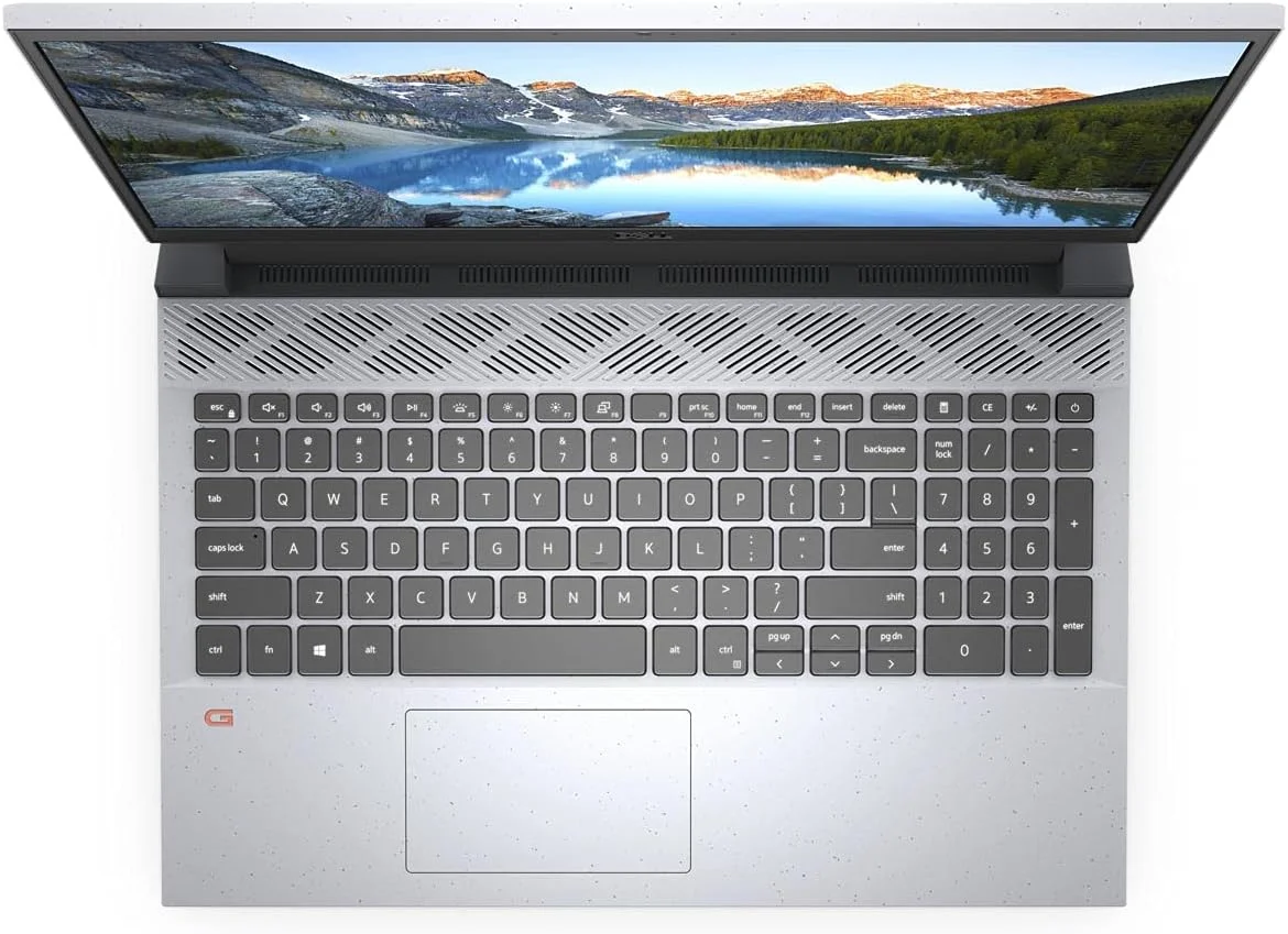 لپ تاپ گیمینگ Dell G15 5511، نسل 11 پردازنده Intel Core i7 11800H، صفحه نمایش 15.6 اینچی FHD، حافظه SSD 512 گیگابایتی، رم 16 گیگابایتی، کارت گرافیک NVIDIA GeForce RTX 3050 4GB، ویندوز 11 هوم، McAfee 3 ساله، صفحه کلید انگلیسی عربی، خاکستری لپ تاپ گیمینگ Dell G15 5511، نسل 11 پردازنده Intel Core i7 11800H، صفحه نمایش 15.6 اینچی FHD، حافظه SSD 512 گیگابایتی، رم 16 گیگابایتی، کارت گرافیک NVIDIA GeForce RTX 3050 4GB، ویندوز 11 هوم، McAfee 3 ساله، صفحه کلید انگلیسی عربی، خاکستری