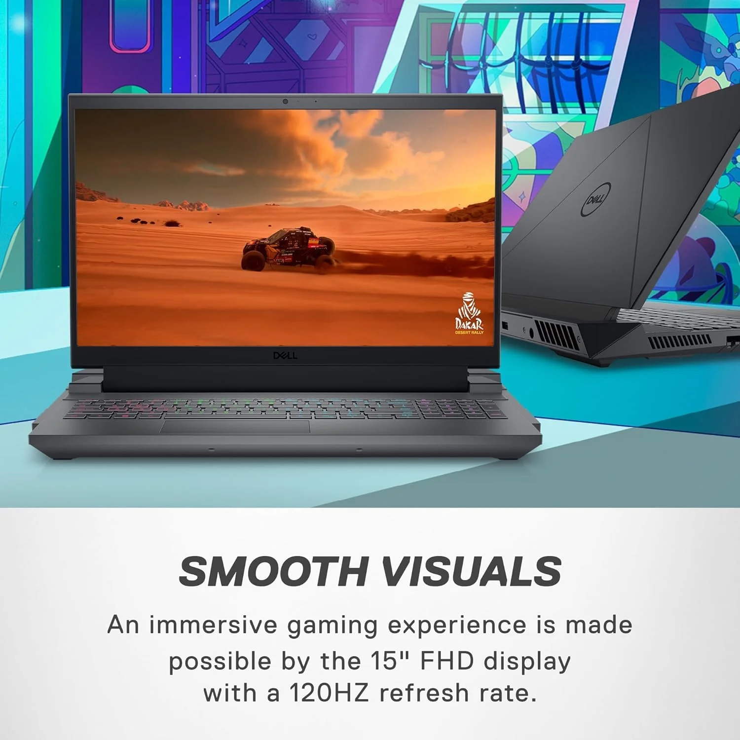 لپ تاپ گیمینگ Dell G15 5530 | پردازنده Intel Core i5-13450HX | نمایشگر 15.6 اینچی FHD 165Hz | کارت گرافیک NVIDIA GeForce RTX 4050 | رم 16 گیگابایتی DDR5 | حافظه SSD 512 گیگابایتی | ویندوز 11 هوم | خاکستری تیره (تجدید شده) لپ تاپ گیمینگ Dell G15 5530 | پردازنده Intel Core i5-13450HX | نمایشگر 15.6 اینچی FHD 165Hz | کارت گرافیک NVIDIA GeForce RTX 4050 | رم 16 گیگابایتی DDR5 | حافظه SSD 512 گیگابایتی | ویندوز 11 هوم | خاکستری تیره (تجدید شده)