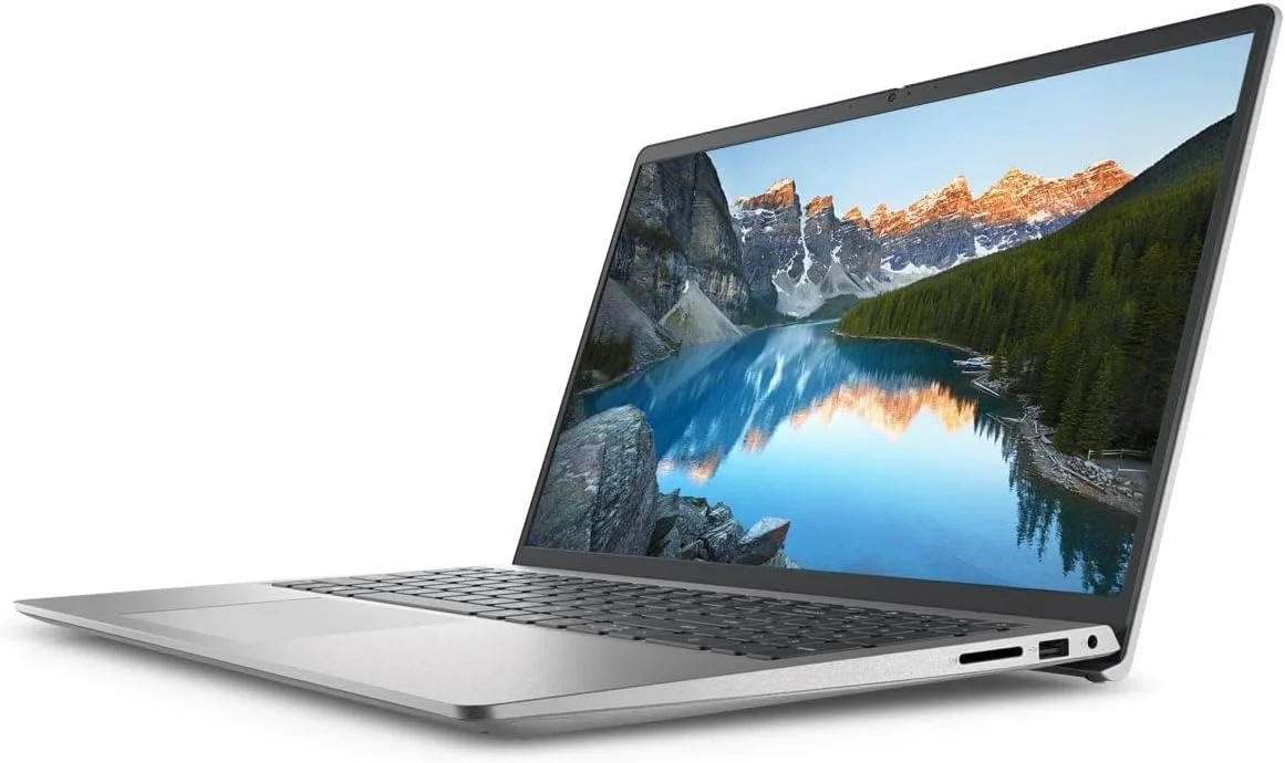 لپ تاپ دل Inspiron 15 3520 مدل 2022، پردازنده نسل دوازدهم Intel Core i5-1235U، صفحه نمایش 15.6 اینچ FHD، حافظه SSD 512 گیگابایتی، رم 8 گیگابایتی، کارت گرافیک NVIDIA GeForce MX550 با 2 گیگابایت GDDR6، ویندوز 11 Home، صفحه کلید انگلیسی عربی، نقره ای لپ تاپ دل Inspiron 15 3520 مدل 2022، پردازنده نسل دوازدهم Intel Core i5-1235U، صفحه نمایش 15.6 اینچ FHD، حافظه SSD 512 گیگابایتی، رم 8 گیگابایتی، کارت گرافیک NVIDIA GeForce MX550 با 2 گیگابایت GDDR6، ویندوز 11 Home، صفحه کلید انگلیسی عربی، نقره ای