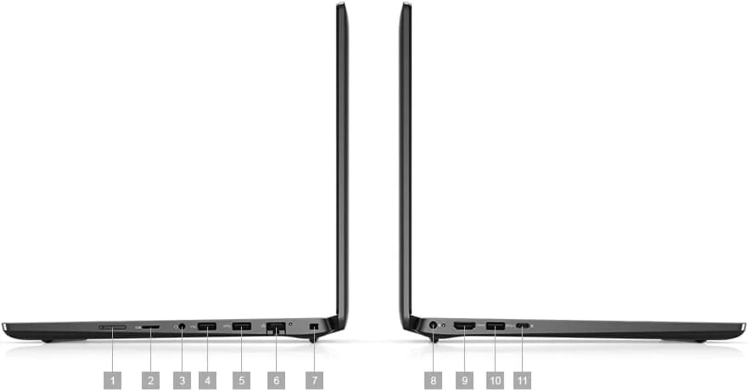 لپ تاپ Dell Latitude 3000 3420 (2021) | صفحه نمایش 14 اینچی HD | پردازنده Core i5 - حافظه SSD 512 گیگابایتی - رم 16 گیگابایتی | 4 هسته با فرکانس 4.2 گیگاهرتز - پردازنده نسل یازدهم، ویندوز 10 پرو (بازسازی شده)