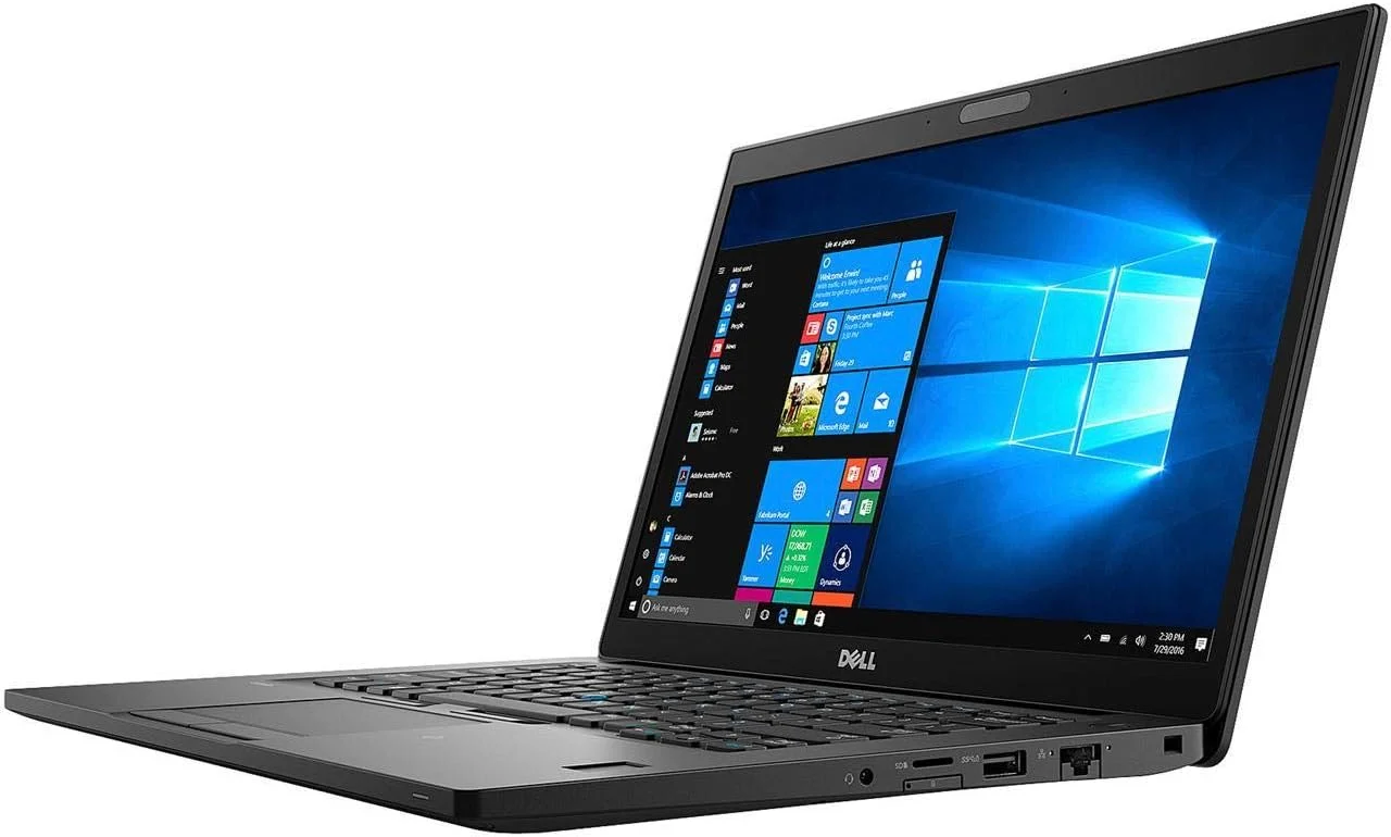 لپ تاپ دل Latitude 7490 با پردازنده Intel Core i7-8650U، رم 16 گیگابایتی DDR4، حافظه SSD 512 گیگابایتی، صفحه نمایش 14 اینچی FHD و ویندوز 10 پرو (تجدید شده)