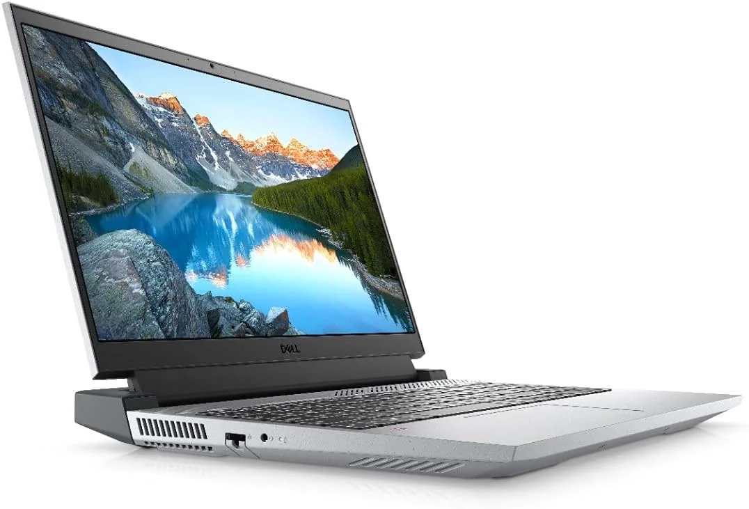 لپ تاپ گیمینگ Dell G15 5515، پردازنده AMD Ryzen™ 5-5600H، صفحه نمایش 15.6 اینچ FHD، حافظه SSD 256 گیگابایتی، 8 گیگابایت رم، کارت گرافیک NVIDIA® GeForce RTX™ 3050 4GB، ویندوز 11 هوم، صفحه کلید انگلیسی عربی، خاکستری