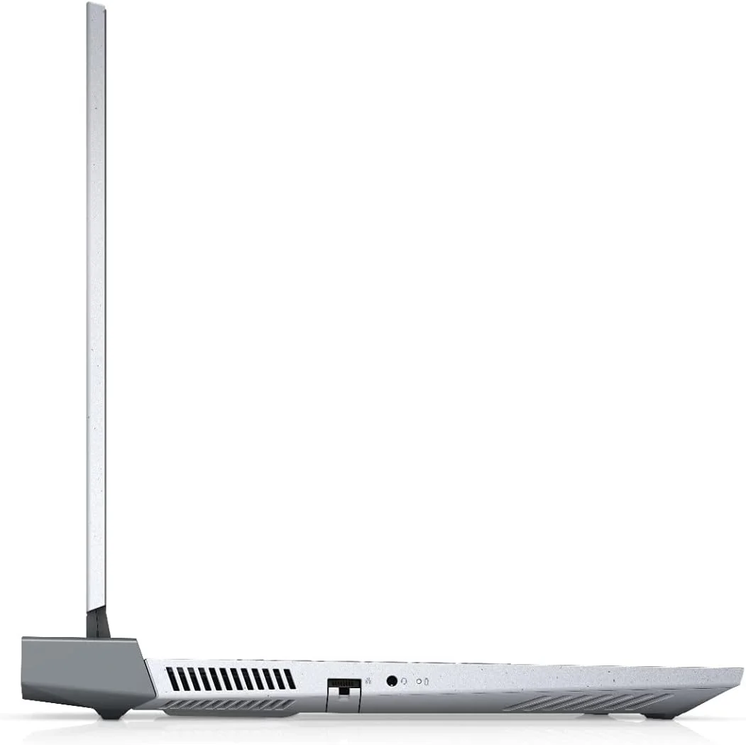 لپ تاپ گیمینگ Dell G15 5515، پردازنده AMD Ryzen™ 5-5600H، صفحه نمایش 15.6 اینچ FHD، حافظه SSD 256 گیگابایتی، 8 گیگابایت رم، کارت گرافیک NVIDIA® GeForce RTX™ 3050 4GB، ویندوز 11 هوم، صفحه کلید انگلیسی عربی، خاکستری