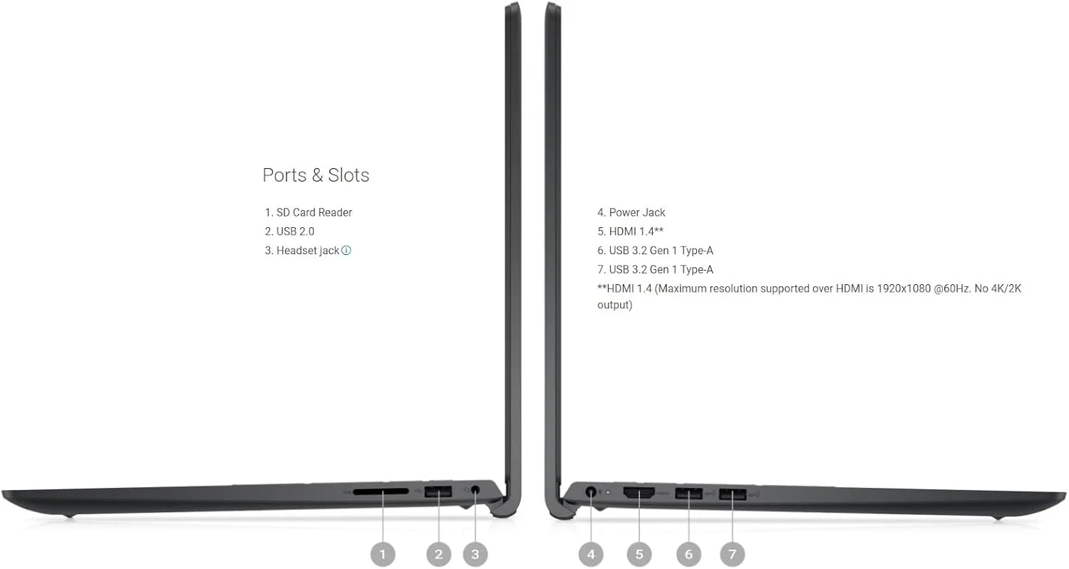 لپ تاپ تجاری DELL 2025 Inspiron 15 3530، صفحه نمایش 15.6 اینچی FHD، پردازنده نسل سیزدهم Intel Core i7-1355U، ویندوز 11 پرو، 32 گیگابایت رم DDR4، 1 ترابایت PCIe SSD، WiFi 6 لپ تاپ تجاری DELL 2025 Inspiron 15 3530، صفحه نمایش 15.6 اینچی FHD، پردازنده نسل سیزدهم Intel Core i7-1355U، ویندوز 11 پرو، 32 گیگابایت رم DDR4، 1 ترابایت PCIe SSD، WiFi 6