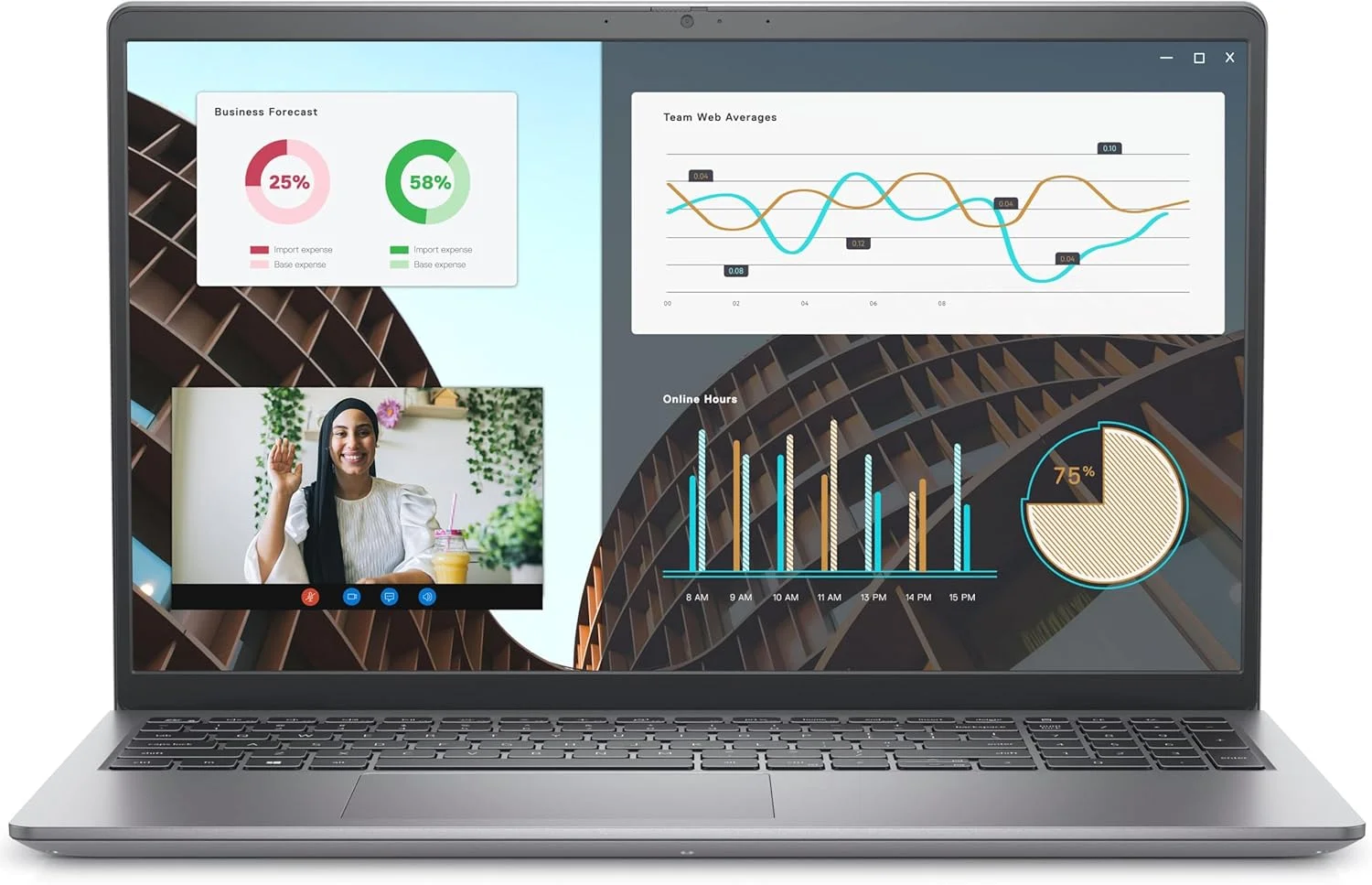 لپ تاپ DELL INSPIRON 3520 مدل 2024، صفحه نمایش 15.6 اینچی FHD، پردازنده Intel Core i5-1235U، رم 8 گیگابایتی DDR4، حافظه SSD 256 گیگابایتی PCIe، Wi-Fi 5، بلوتوث، HDMI، وب کم، ویندوز 11 هوم، مشکی