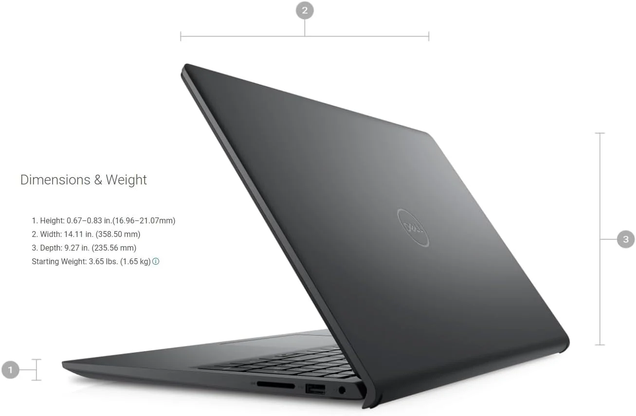 لپ تاپ تجاری DELL 2025 Inspiron 15 3530، صفحه نمایش 15.6 اینچی FHD، پردازنده نسل سیزدهم Intel Core i7-1355U، ویندوز 11 پرو، 32 گیگابایت رم DDR4، 1 ترابایت PCIe SSD، WiFi 6 لپ تاپ تجاری DELL 2025 Inspiron 15 3530، صفحه نمایش 15.6 اینچی FHD، پردازنده نسل سیزدهم Intel Core i7-1355U، ویندوز 11 پرو، 32 گیگابایت رم DDR4، 1 ترابایت PCIe SSD، WiFi 6