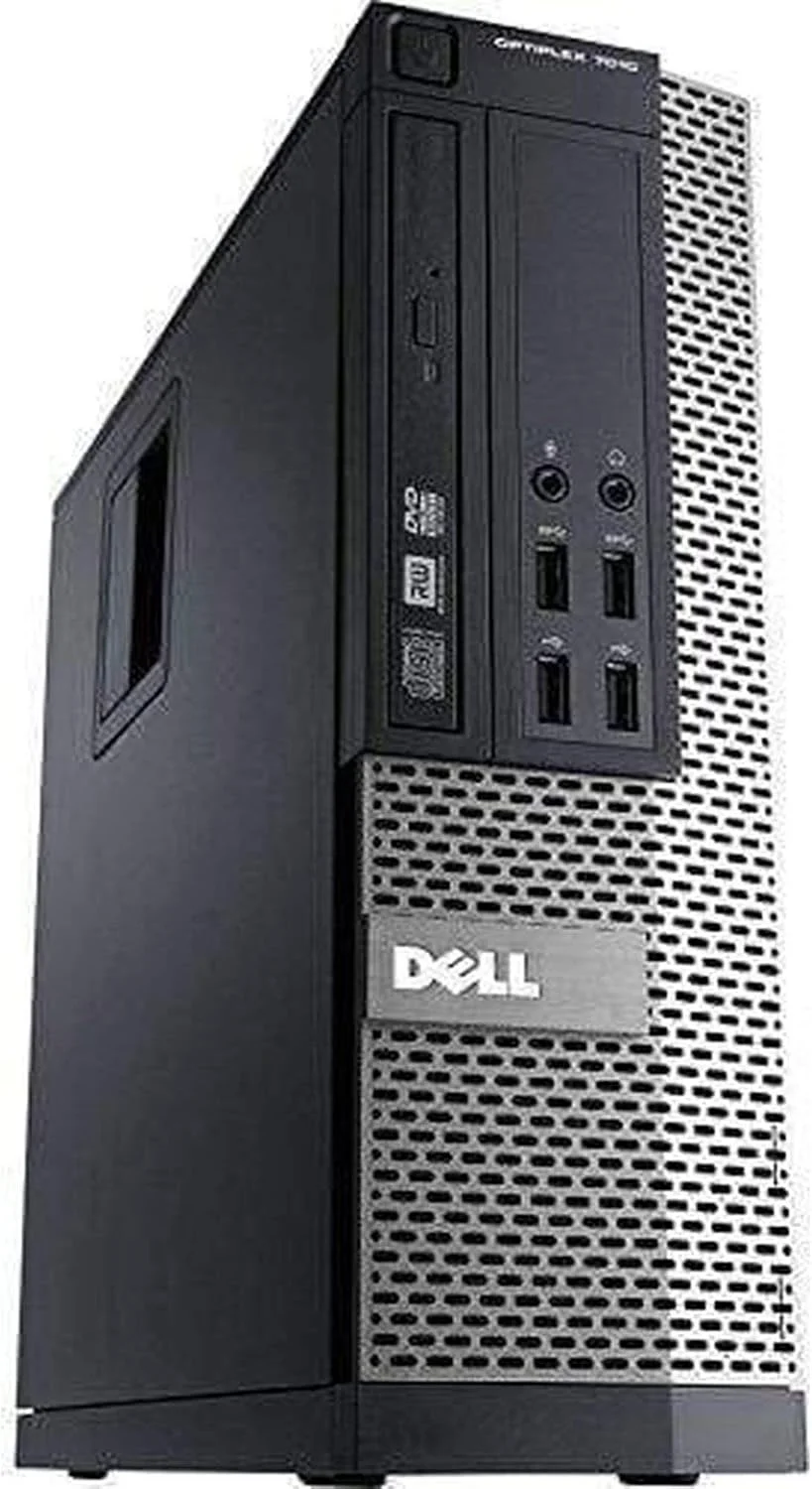 کامپیوتر کوچک دل Optiplex 7020 SFF | پردازنده Core i7-4770 - حافظه SSD 256GB + هارد 1TB - رم 16GB | 8 هسته @ 3.4GHz ویندوز 11 مشکی (بازسازی شده) با وای فای