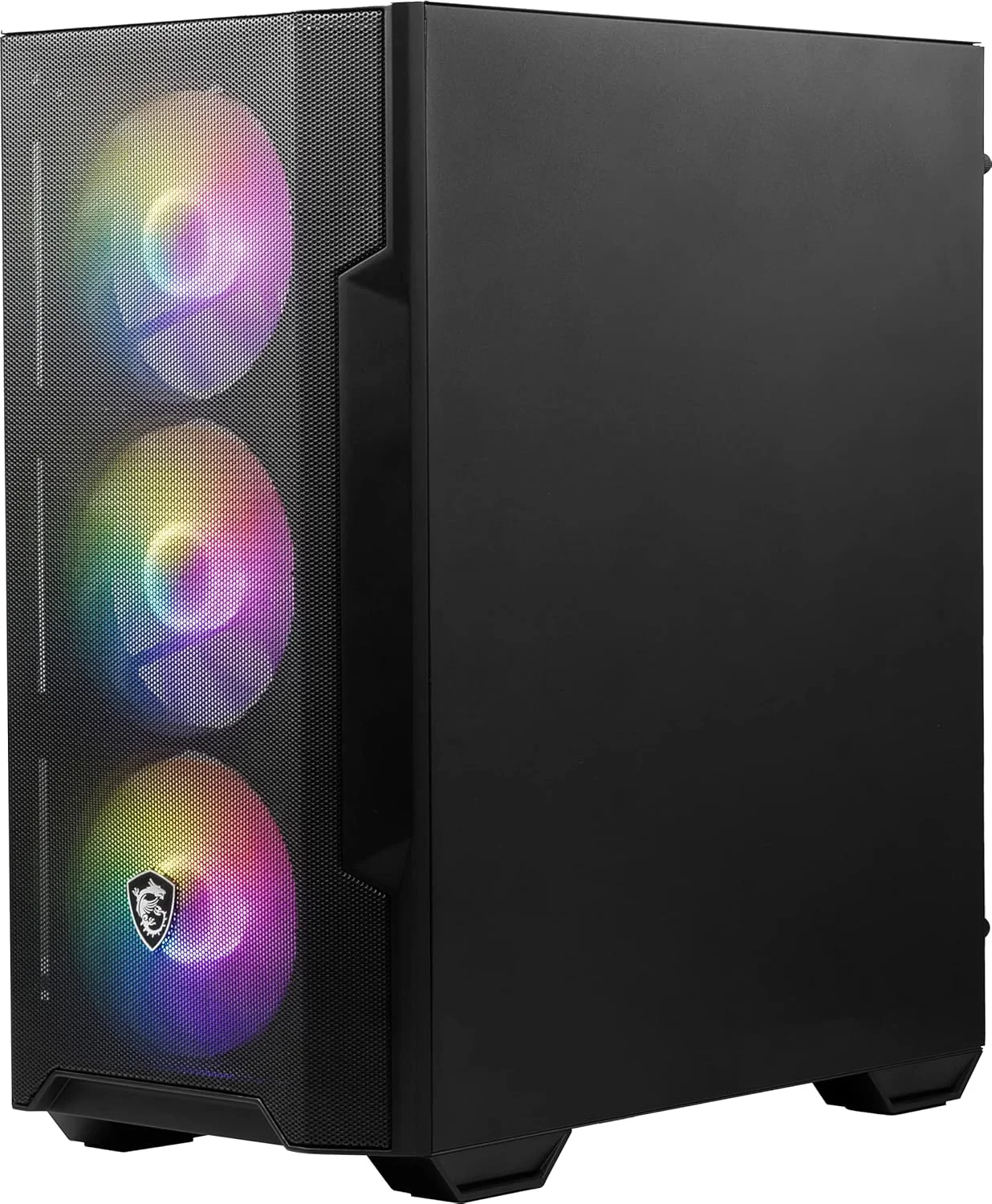 کیس کامپیوتر مینی تاور MSI MAG FORGE M100R، شیشه حرارت دیده، پشتیبانی از Micro-ATX و Mini-ITX، پنل جلویی مشبک، 4 عدد فن 120 میلی متری ARGB به همراه هاب کنترلر، فیلتر گرد و غبار مغناطیسی، USB 3.2 Gen 1 Type-A کیس کامپیوتر مینی تاور MSI MAG FORGE M100R، شیشه حرارت دیده، پشتیبانی از Micro-ATX و Mini-ITX، پنل جلویی مشبک، 4 عدد فن 120 میلی متری ARGB به همراه هاب کنترلر، فیلتر گرد و غبار مغناطیسی، USB 3.2 Gen 1 Type-A