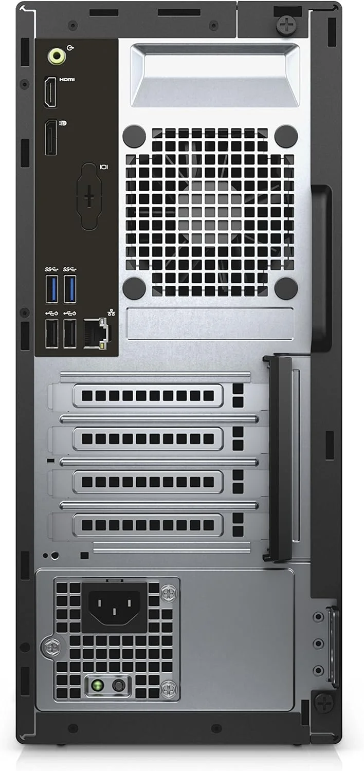 کامپیوتر رومیزی Dell T2410 OptiPlex 3050 Mini Tower، پردازنده Intel Core i5-7500، رم 8 گیگابایتی DDR4، هارد دیسک 500 گیگابایتی، ویندوز 10 پرو