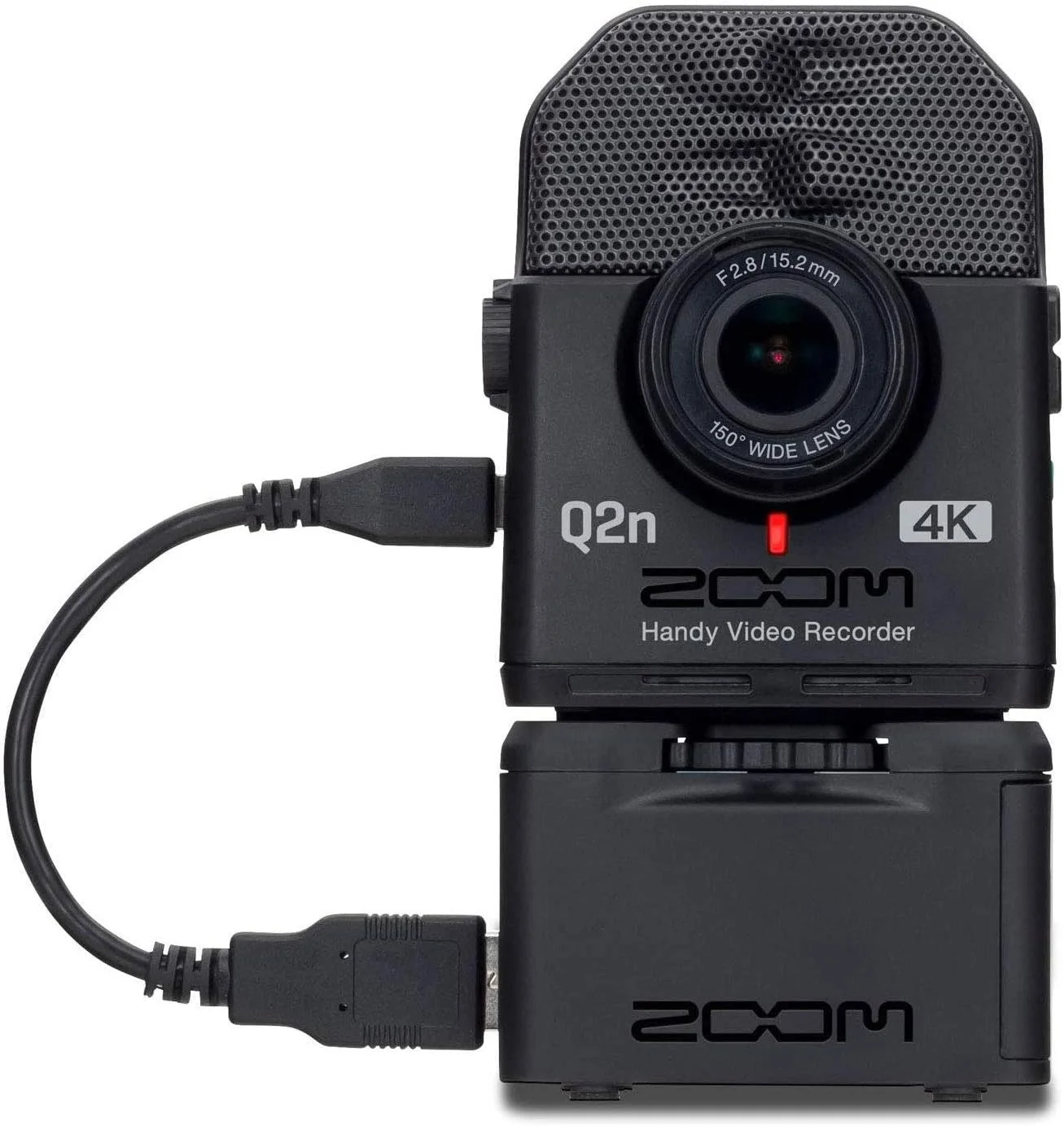 ضبط کننده ویدئویی دستی زوم Q2n-4K Ultra High Definition به همراه آداپتور گیره میکروفون، بسته باتری BCQ-2n، کارت حافظه 64 گیگابایتی Extreme و باتری های AA - بسته لوازم جانبی نهایی ضبط کننده ویدئویی دستی زوم Q2n-4K Ultra High Definition به همراه آداپتور گیره میکروفون، بسته باتری BCQ-2n، کارت حافظه 64 گیگابایتی Extreme و باتری های AA - بسته لوازم جانبی نهایی
