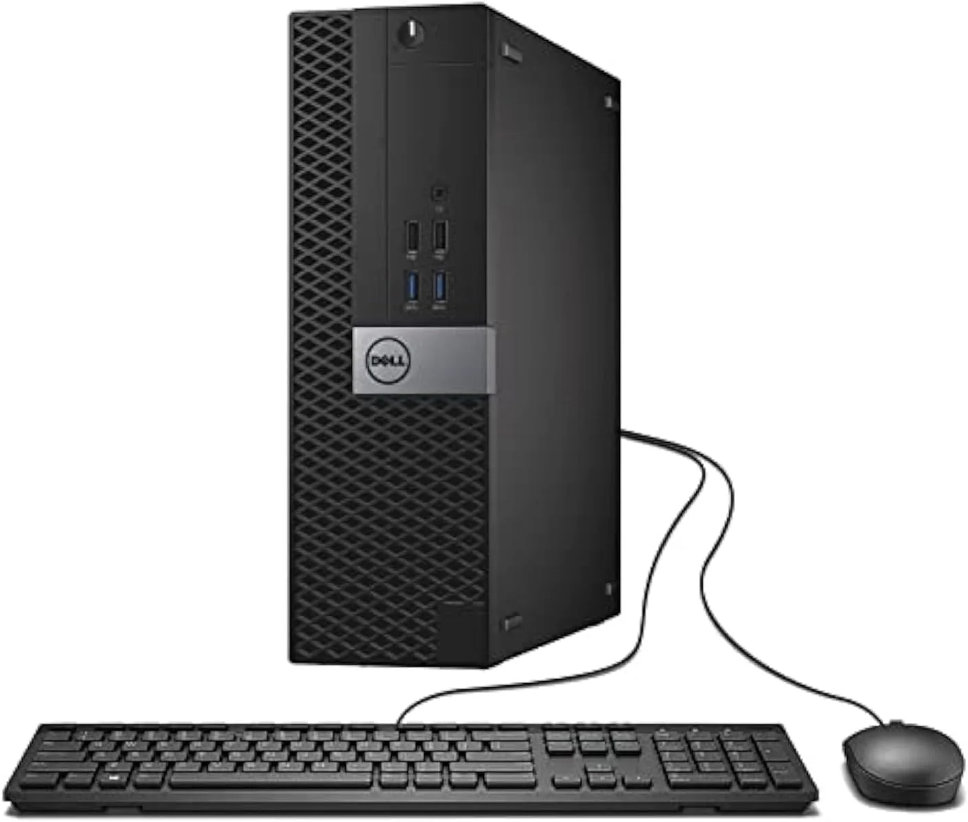 کامپیوتر Dell Optiplex 7040 SFF بازسازی شده (پردازنده Intel Core i5-6500، رم 16 گیگابایت، SSD 256 گیگابایت، DVD-RW، WiFi) ویندوز 10 پرو