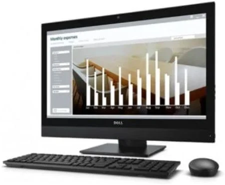 دل (بازسازی شده) OptiPlex 7440 All-in-One 23.8 اینچی i5 نسل ششم 8 گیگابایت رم 256 گیگابایت SSD مشکی امارات
