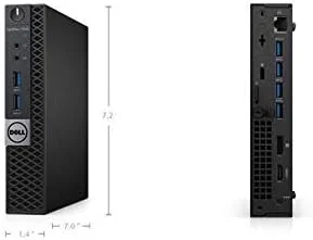 کامپیوتر رومیزی تجاری کوچک DELL OPTIPLEX 7040 نسل ششم، پردازنده Intel Quad Core i5 6400T تا 2.8 گیگاهرتز، 16 گیگابایت DDR4، 256 گیگابایت SSD، WiFi، HDMI، DP، ویندوز 11 64 بیتی با پشتیبانی از EN/ES/FR (CI5) (بازسازی شده)