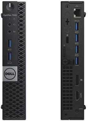 کامپیوتر رومیزی تجاری کوچک DELL OPTIPLEX 7040 نسل ششم، پردازنده Intel Quad Core i5 6400T تا 2.8 گیگاهرتز، 16 گیگابایت DDR4، 256 گیگابایت SSD، WiFi، HDMI، DP، ویندوز 11 64 بیتی با پشتیبانی از EN/ES/FR (CI5) (بازسازی شده)