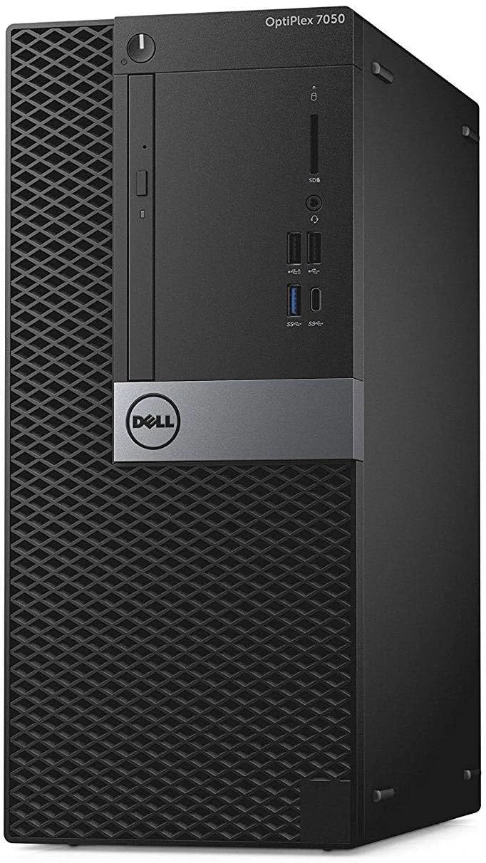 کامپیوتر رومیزی Dell Optiplex 7050 MT، پردازنده Core i7-7700، رم 16 گیگابایتی، هارد دیسک 1 ترابایتی، DOS (بدون مانیتور)