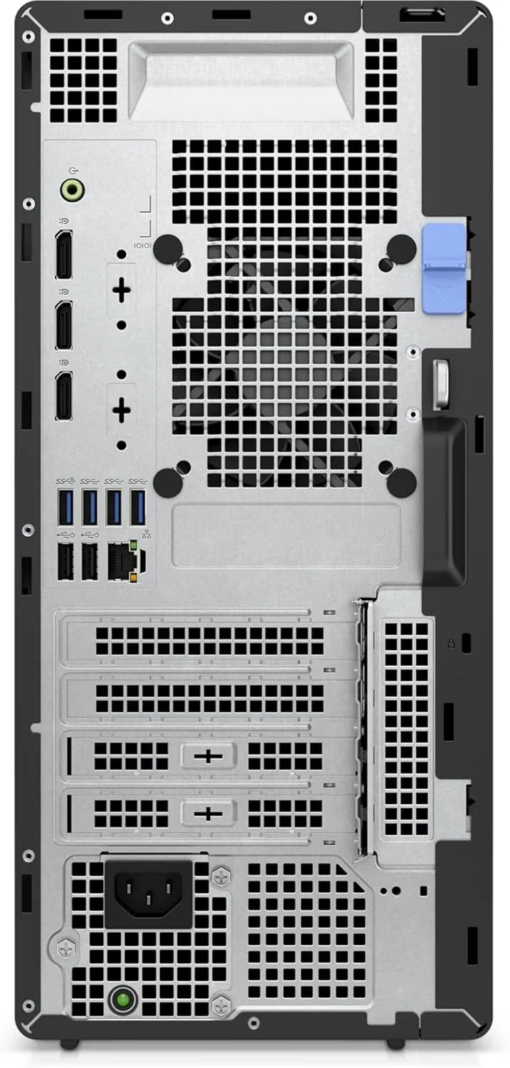 کامپیوتر رومیزی Dell OptiPlex 7020 Business Tower، نسل چهاردهم Intel Core i7-14700، رم 32 گیگابایتی DDR5، SSD PCIe 1 ترابایتی + HDD 1 ترابایتی، اترنت، آداپتور USB WiFi، کیبورد و ماوس، ویندوز 11 پرو