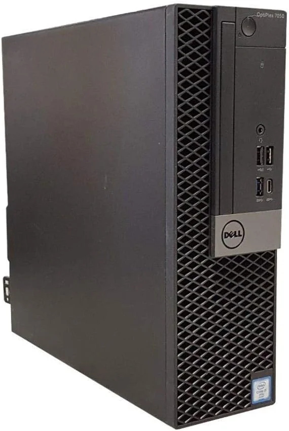 کامپیوتر رومیزی کوچک دل Optiplex 7050، پردازنده نسل ششم Intel i5-6500، رم 16 گیگابایت 2666 مگاهرتز DDR4، حافظه SSD 256 گیگابایت، ویندوز 10 پرو (FBA-OPTIPLEX7050SFFi5-R) (بازسازی شده)