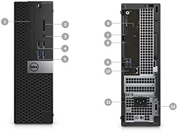 کامپیوتر رومیزی Dell OptiPlex 3040 MiniTower - پردازنده Intel Core i5-6500، حافظه 500 گیگابایت، رم 4 گیگابایت، DOS