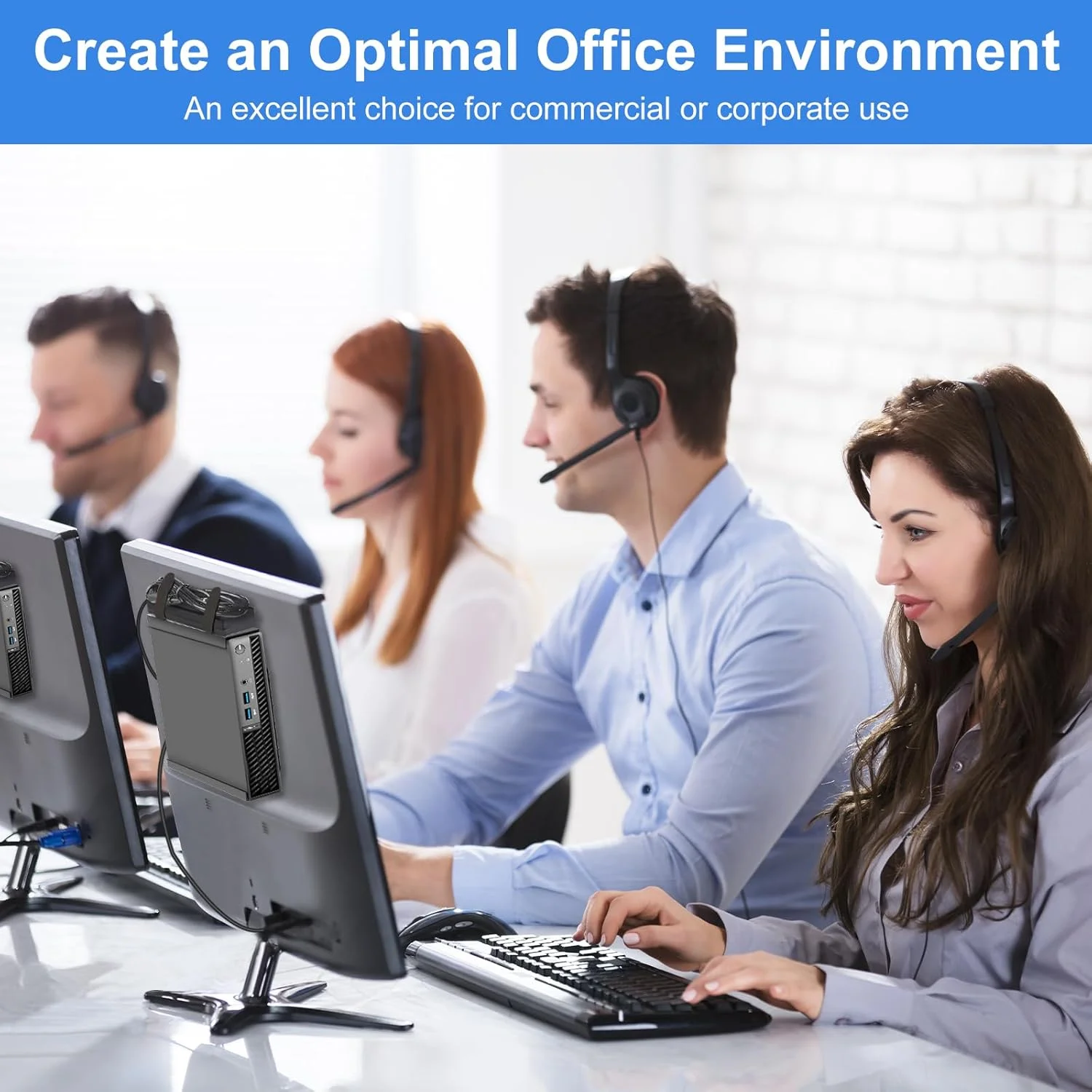 بسته 2 عددی پایه نصب مینی پی سی برای کیس های Dell OptiPlex Micro Form Factor، پایه دیواری VESA و زیر میزی برای Dell MFF 7080 5070 3000 7060 7090 7010 3060 3040 3046 3050 3090 7080XE Micro PC