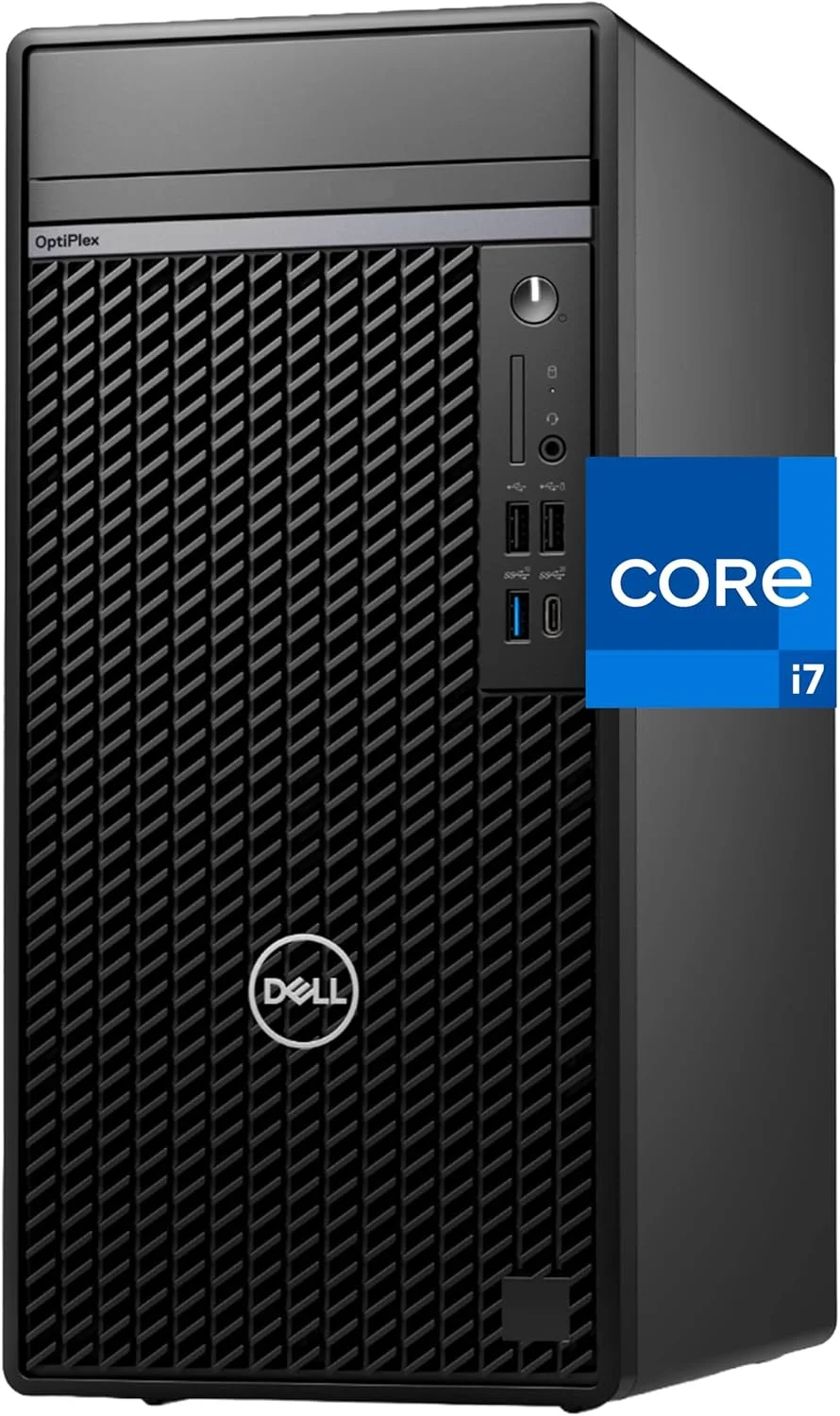 کامپیوتر Dell OptiPlex 7020 Tower Plus، پردازنده Intel Core i7-14700، رم 64 گیگابایتی، SSD NVMe 2 ترابایتی، USB-C، DisplayPort، HDMI، Wi-Fi داخلی، BT، ویندوز 11 پرو، دسکتاپ مشکی