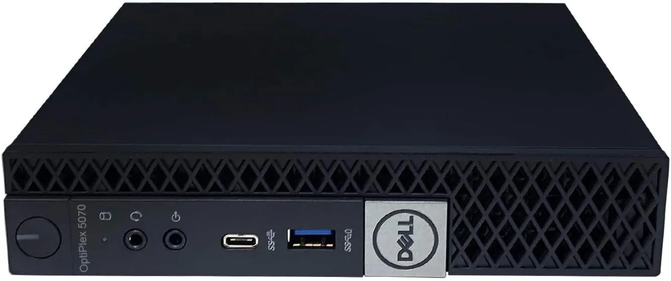 کامپیوتر رومیزی DELL Optiplex 5070 Micro MFF، پردازنده Intel i5-9500T، رم 16 گیگابایت DDR4، حافظه SSD NVMe M.2 512 گیگابایت جدید، WiFi BT HDMI، کیبورد و ماوس نو، ویندوز 11 پرو (بازسازی شده)
