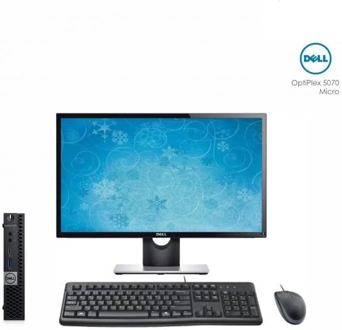 کامپیوتر رومیزی DELL Optiplex 5070 Micro MFF، پردازنده Intel i5-9500T، رم 16 گیگابایت DDR4، حافظه SSD NVMe M.2 512 گیگابایت جدید، WiFi BT HDMI، کیبورد و ماوس نو، ویندوز 11 پرو (بازسازی شده)