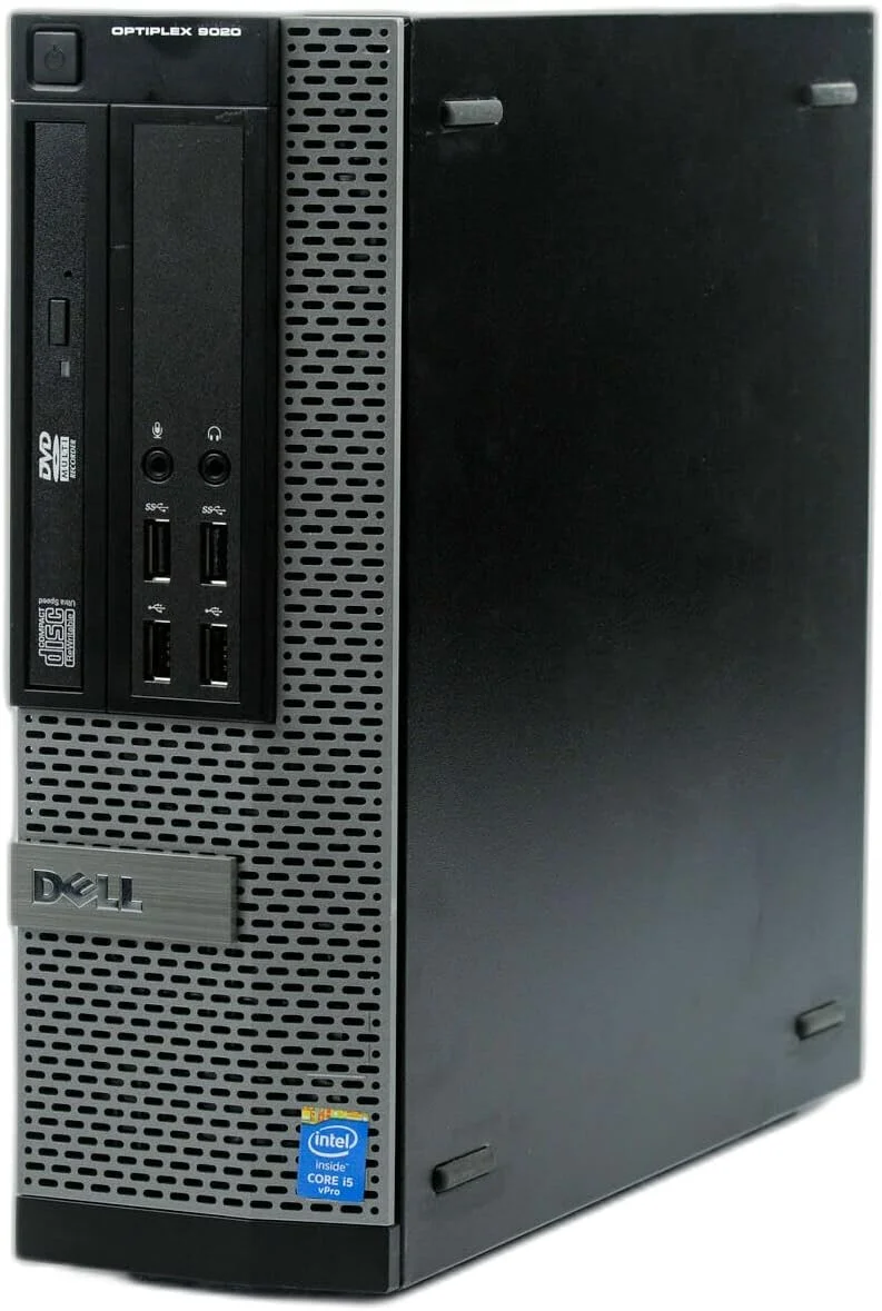 کامپیوتر رومیزی دل OptiPlex 9020-SFF، پردازنده Intel Core i5-4570 3.2GHZ، رم 16 گیگابایت، حافظه SSD 512 گیگابایت، DVDRW، ویندوز 10 پرو 64 بیتی (بازسازی شده)