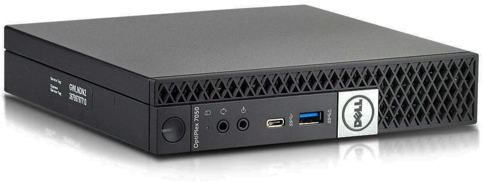 کامپیوتر کوچک Dell OptiPlex 7050، پردازنده Intel Quad Core i5-6500T تا 3.1 گیگاهرتز، 16 گیگابایت DDR4، 256 گیگابایت SSD، ویندوز 10 پرو 64 بیتی - پشتیبانی از چند زبان از جمله انگلیسی