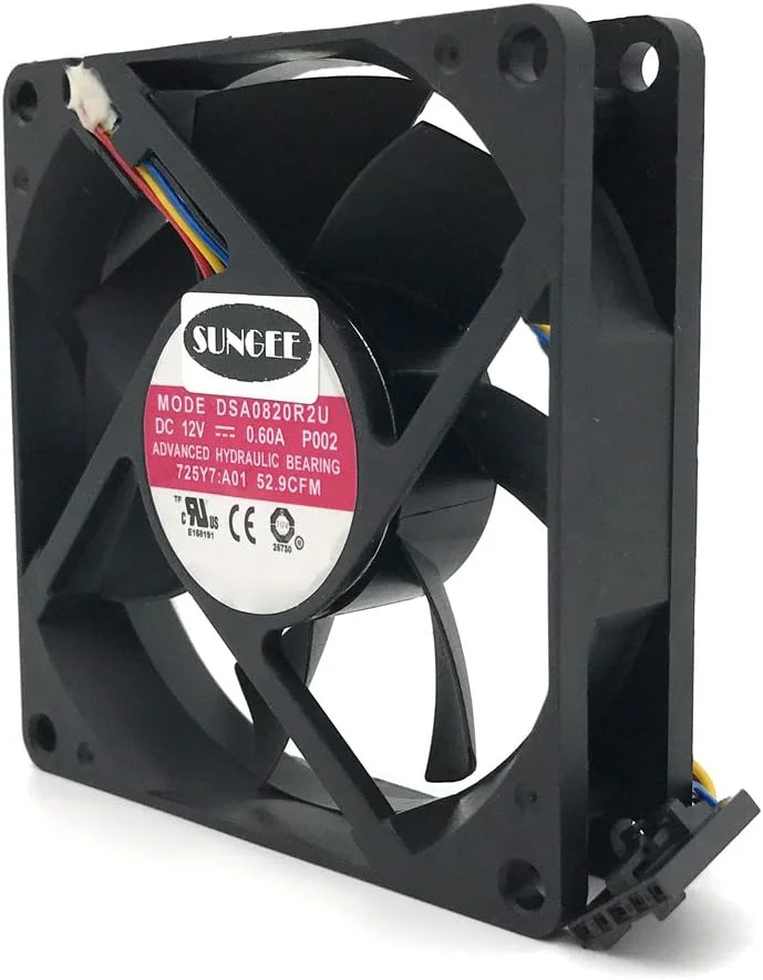 فن خنک کننده کیس Sungee DASA0820R2U 12V 0.6A 4 سیمه برای Dell Optiplex 790 990 SFF