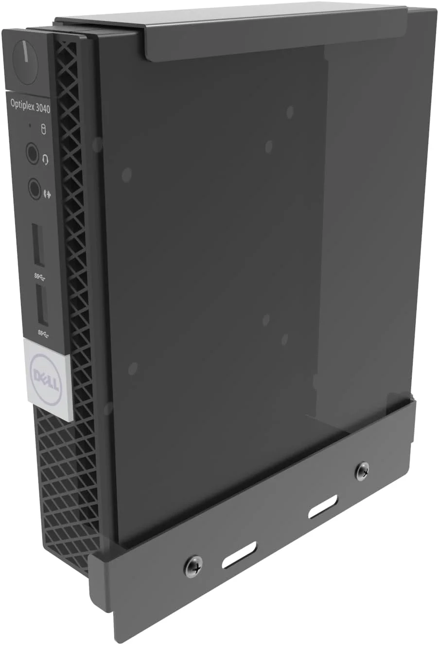 نگهدارنده مینی کامپیوتر QiaoYoubang برای Dell Micro، نصب دیواری، VESA، زیر میز - سازگار با Dell OptiPlex، مناسب برای MFF 7090، 5070، 3040، 3050، 3070، 3080، 5050، 5060 و غیره