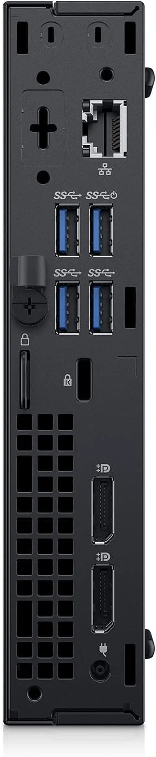 کامپیوتر رومیزی تجاری Dell OptiPlex 7060 Micro، پردازنده Intel Core i5-8500T 2.1GHz، رم 16 گیگابایتی، SSD 512 گیگابایتی، USB Type-C، ویندوز 11 (بازسازی شده)، مشکی