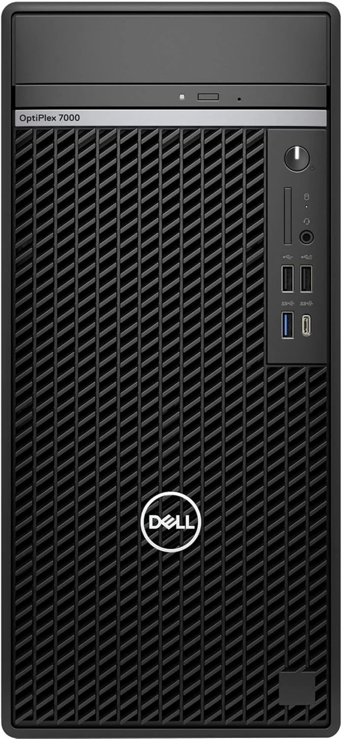 کامپیوتر رومیزی Dell OptiPlex 7000 - پردازنده Intel Core i7 نسل دوازدهم i7-12700 دوازده هسته ای (12 هسته) 2.10 گیگاهرتز - 16 گیگابایت رم DDR5 SDRAM - 512 گیگابایت M.2 PCI Express NVMe 3.0 x4 SSD - Tower - مشکی