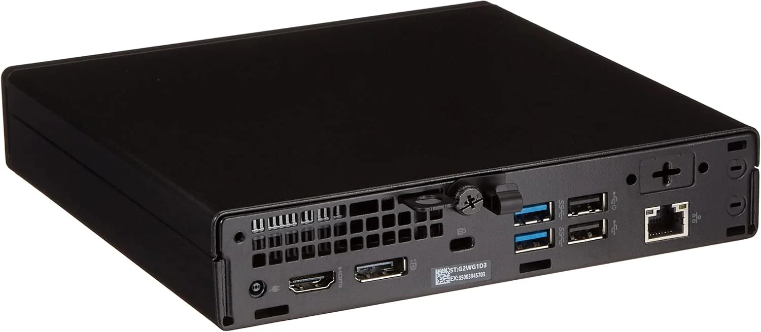 کامپیوتر رومیزی Dell OPTIPLEX 3080 MFF با پردازنده I5/3.1، حافظه رم 8 گیگابایت و حافظه داخلی 128 گیگابایت به همراه ویندوز 10 پرو