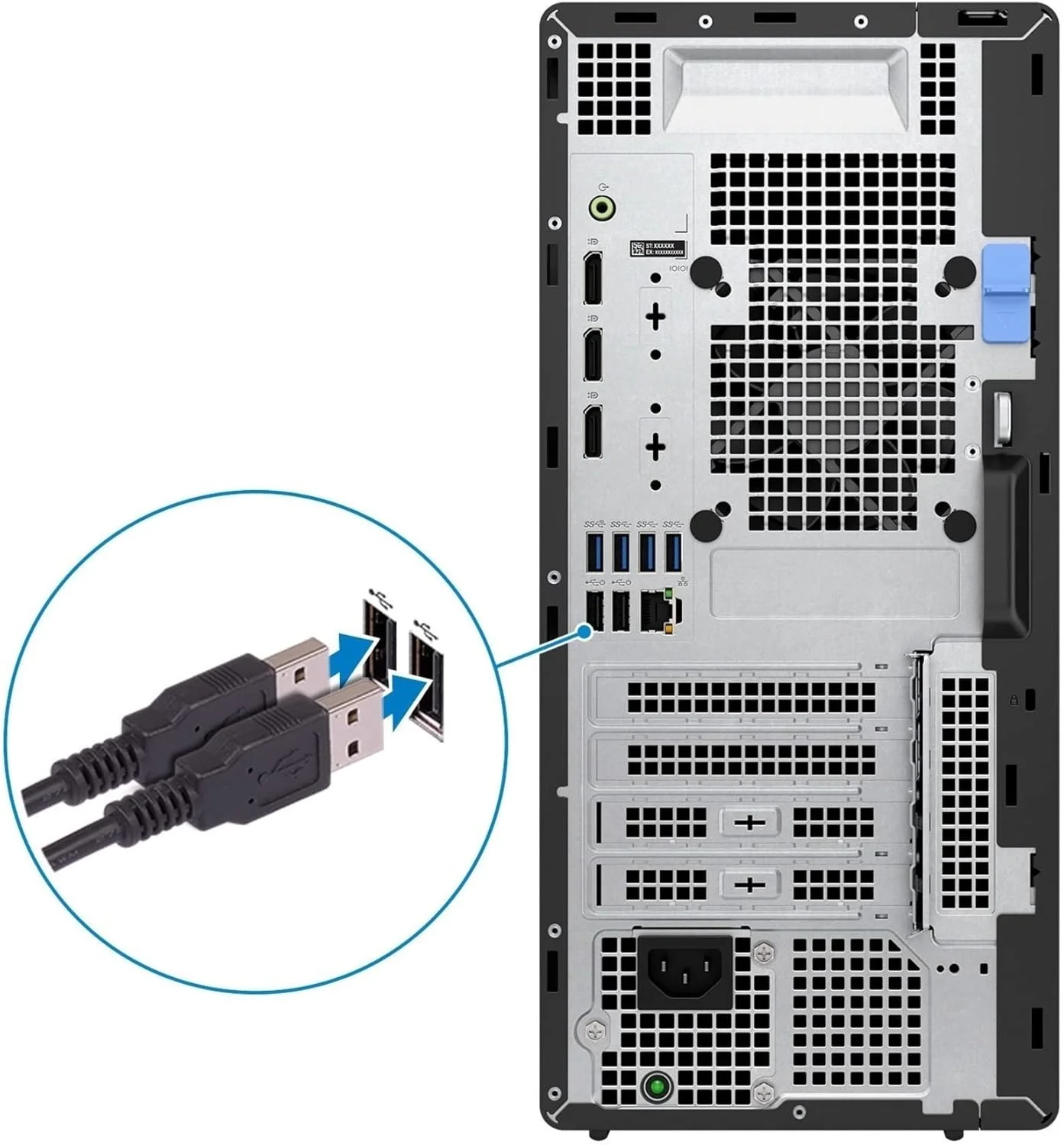 کامپیوتر رومیزی Dell OptiPlex 7000 - پردازنده Intel Core i7 نسل دوازدهم i7-12700 دوازده هسته ای (12 هسته) 2.10 گیگاهرتز - 16 گیگابایت رم DDR5 SDRAM - 512 گیگابایت M.2 PCI Express NVMe 3.0 x4 SSD - Tower - مشکی