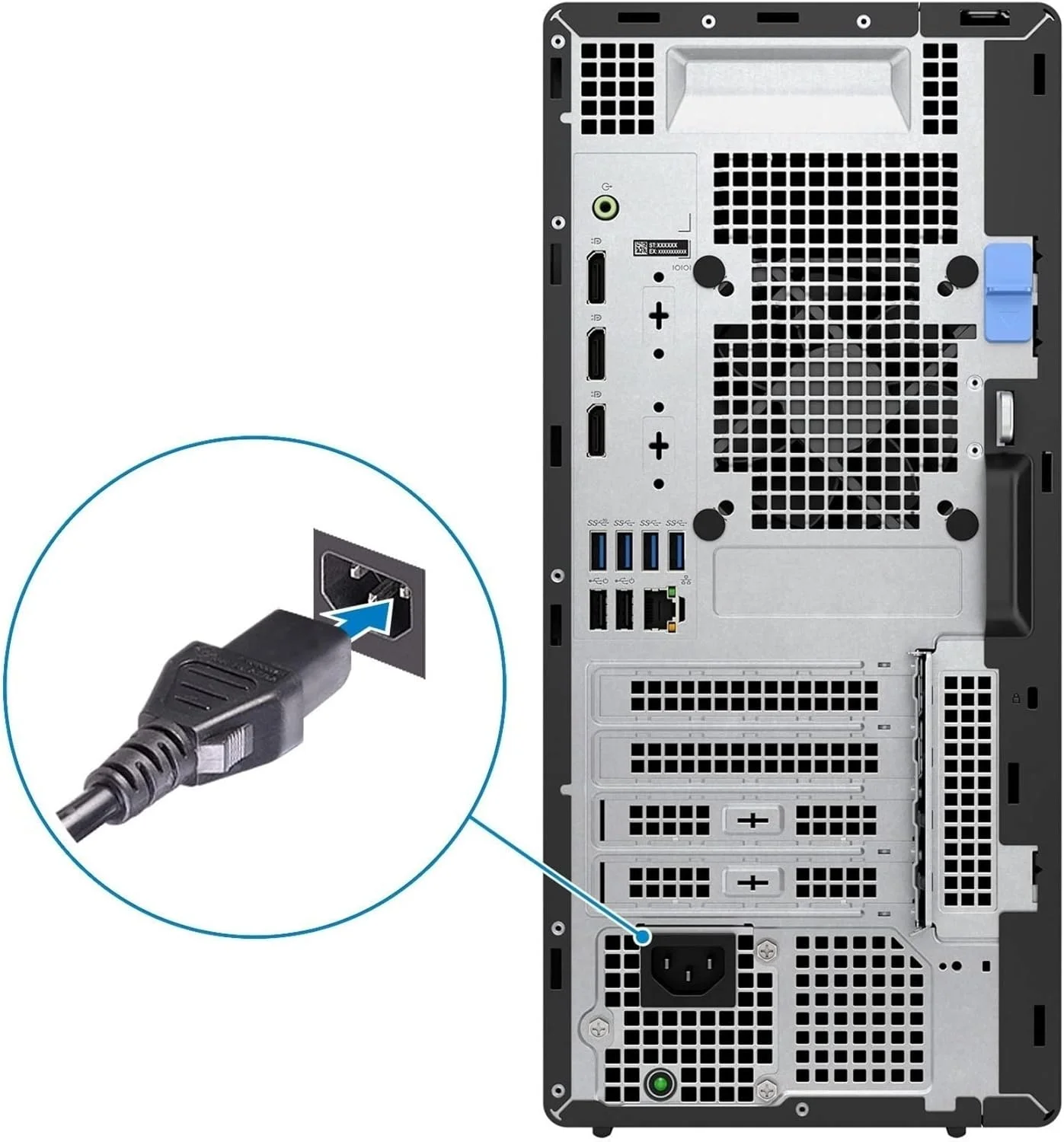 کامپیوتر رومیزی Dell OptiPlex 7000 - پردازنده Intel Core i7 نسل دوازدهم i7-12700 دوازده هسته ای (12 هسته) 2.10 گیگاهرتز - 16 گیگابایت رم DDR5 SDRAM - 512 گیگابایت M.2 PCI Express NVMe 3.0 x4 SSD - Tower - مشکی