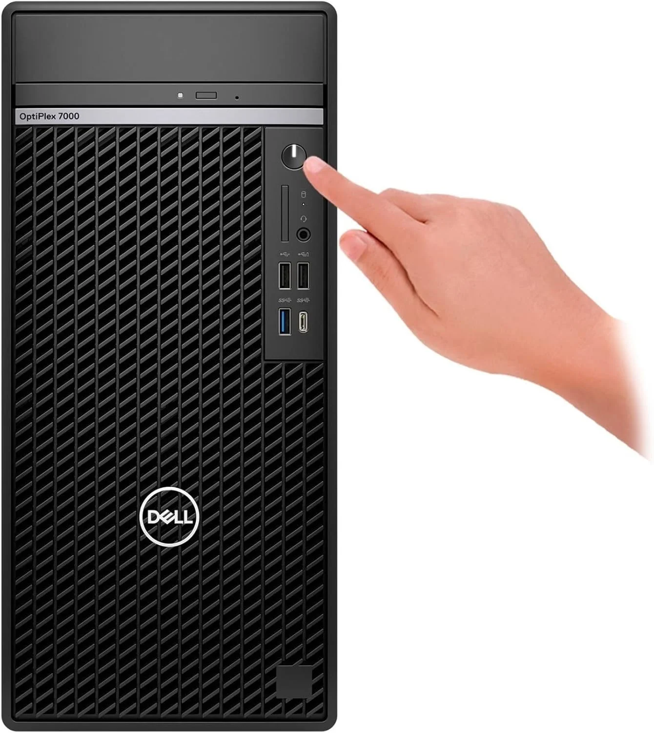 کامپیوتر رومیزی Dell OptiPlex 7000 - پردازنده Intel Core i7 نسل دوازدهم i7-12700 دوازده هسته ای (12 هسته) 2.10 گیگاهرتز - 16 گیگابایت رم DDR5 SDRAM - 512 گیگابایت M.2 PCI Express NVMe 3.0 x4 SSD - Tower - مشکی
