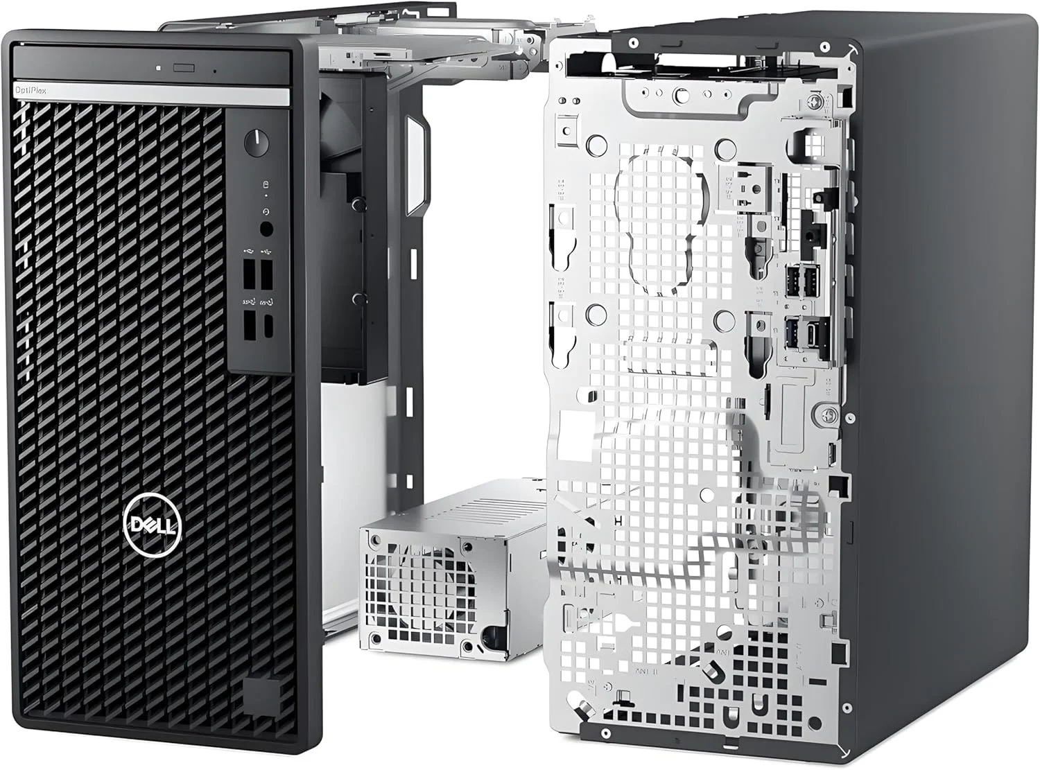 کامپیوتر رومیزی تجاری Dell OptiPlex 7010 Tower، نسل سیزدهم اینتل 14 هسته ای i5-13500 (بهتر از i7-12700)، رم 32 گیگابایتی DDR4، SSD 1 ترابایتی PCIe، DVDRW، آداپتور WiFi، RJ-45، HDMI، صفحه کلید و ماوس، ویندوز 11 پرو