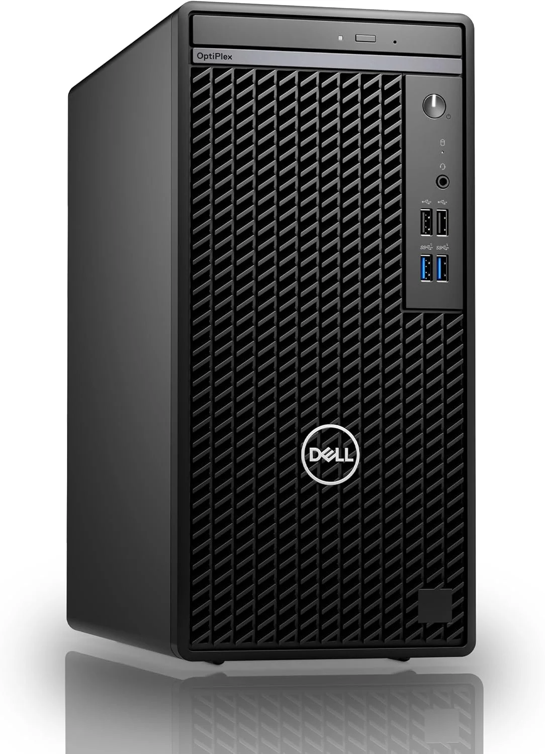 کامپیوتر رومیزی Dell OptiPlex 3000 مدل Full Size Tower، پردازنده Intel Core i5-12500، رم 32 گیگابایتی DDR4، حافظه SSD 2 ترابایتی PCIe، DVDRW، اترنت، آداپتور WiFi، کیبورد و ماوس، ویندوز 11 پرو، مشکی