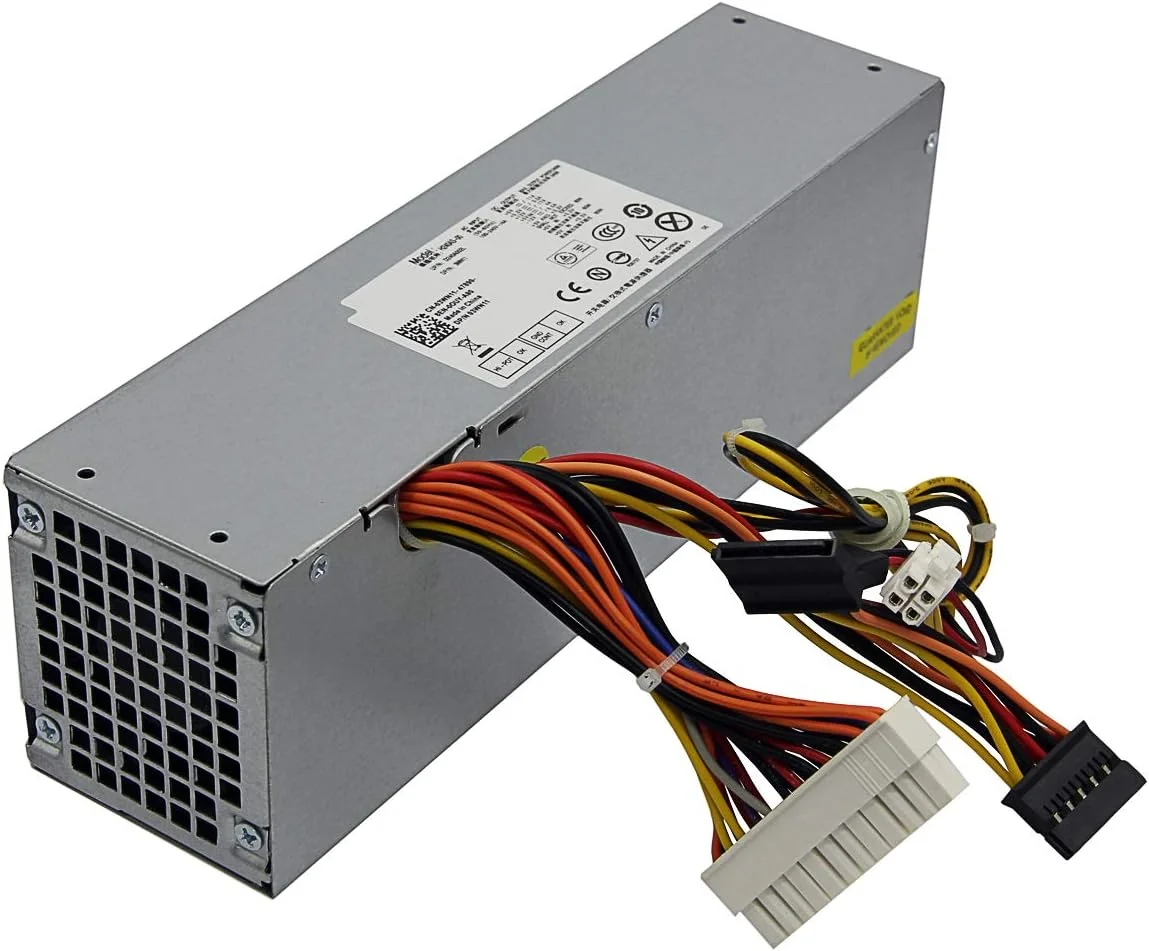 منبع تغذیه 240 واتی دسکتاپ PSU برای Dell Optiplex 390 790 990 960 7010 9010 3010 سیستم فرم فاکتور کوچک SFF مدل های H240AS-00 H240AS-01 D240ES-00 DPS-240WB AC240AS-00 H240ES-00 L240AS-00 AC240ES-00